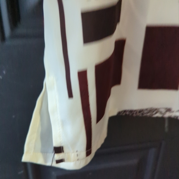 A Cut Above "Henri Valdise"  Button Up Brown & Cream Men's Size XL - Picture 3 of 11